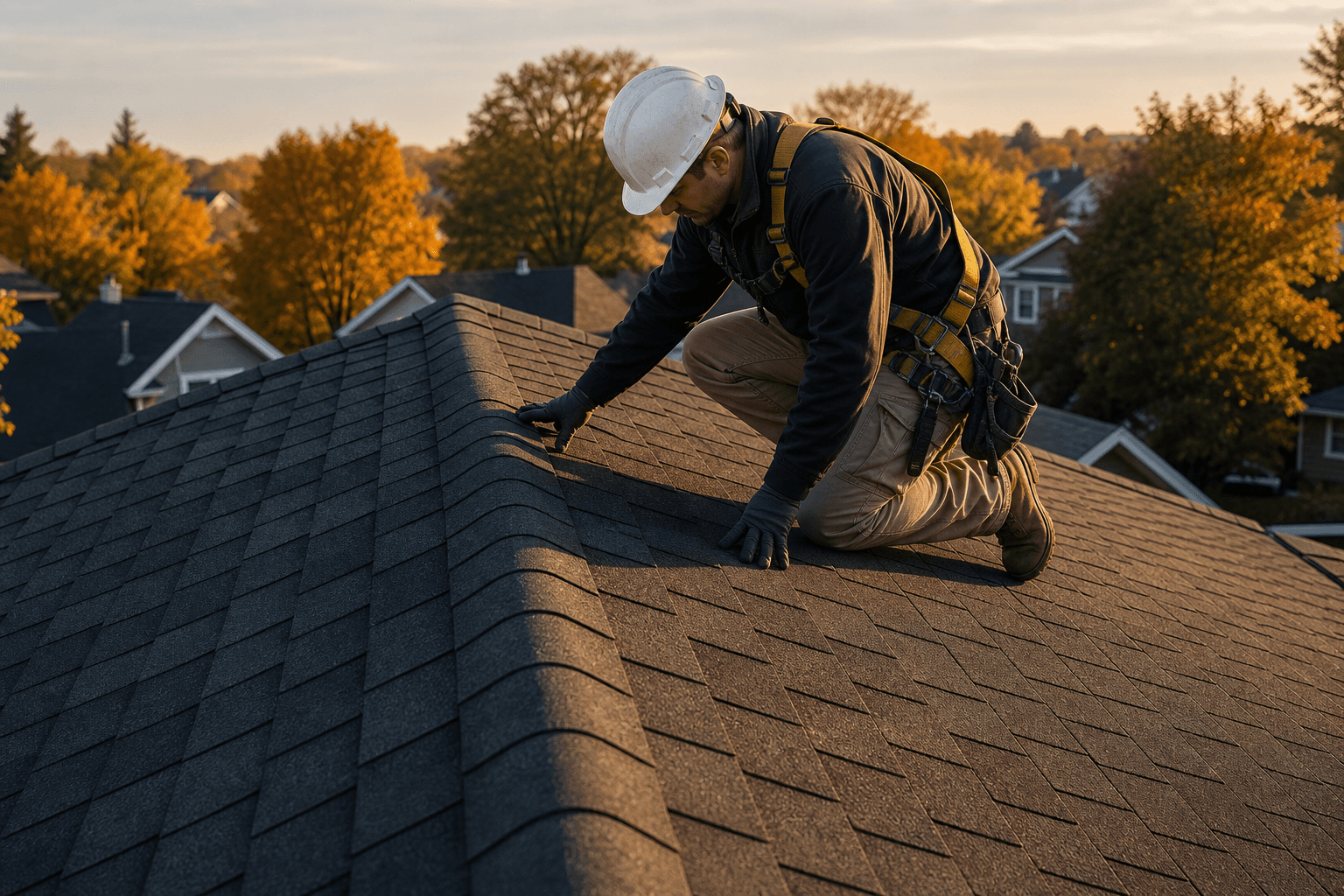 Roof Replacement: professional residential roofing work